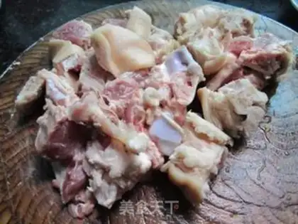 Make Pig hoof pan step 1