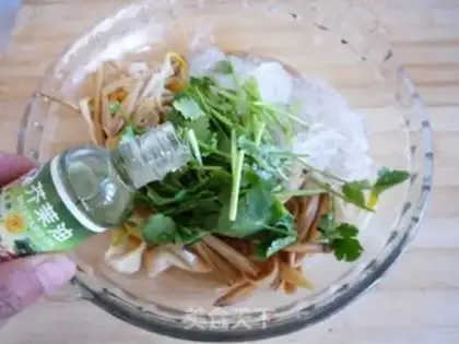 Make Mustard fan yellow cabbage step 7