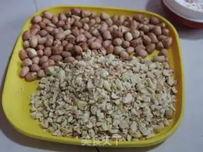 Make Peanut sugar step 7