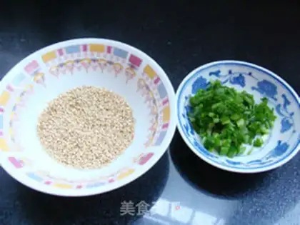 Make Eggplant shrimp step 1