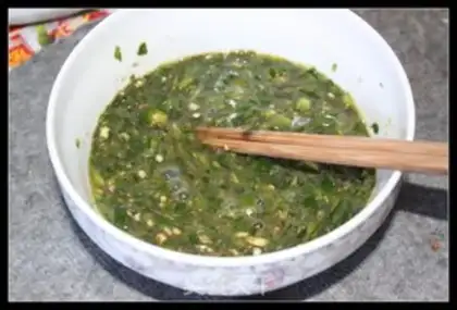 Make Chili fried eggs step 6