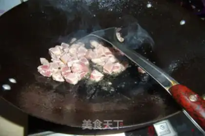 Make Curry potatoes and rice step 2