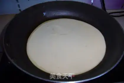 Make French crepes step 3