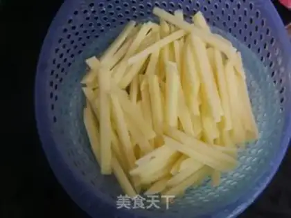 Make Homemade fries step 1