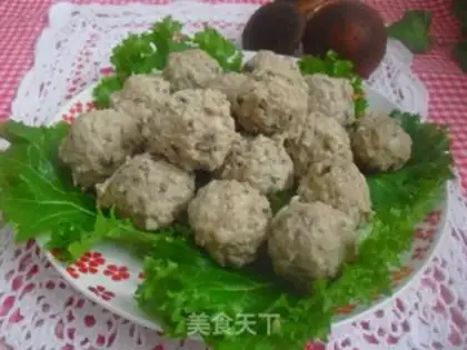 Make The mushroom meatballs step 6
