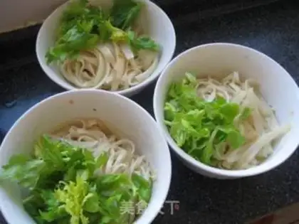 Make Cheese juice, fat cow noodles step 11