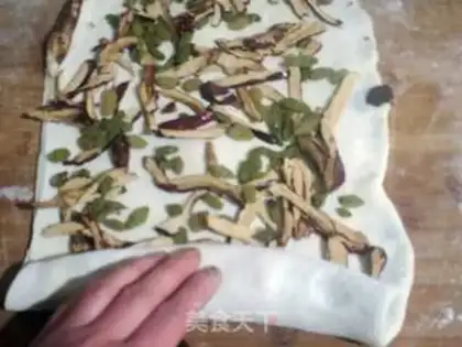 Make Red date rolls step 4