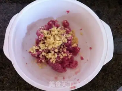 Make Lotus meatballs step 2