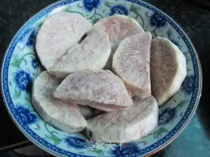 Make Pig hoof steamed taro step 6