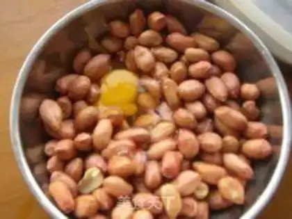 Make Souffle peanut rice step 0