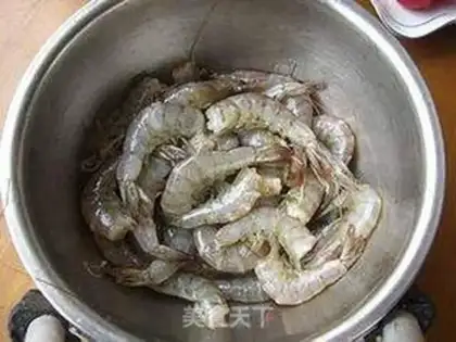 Make Almond shrimp step 0