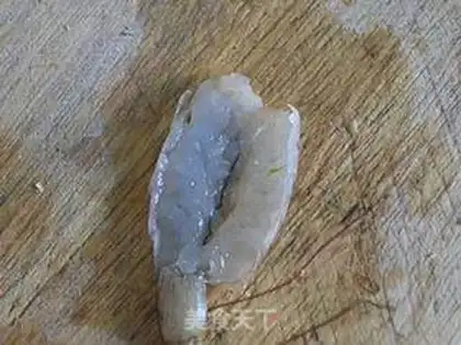 Make Almond shrimp step 1