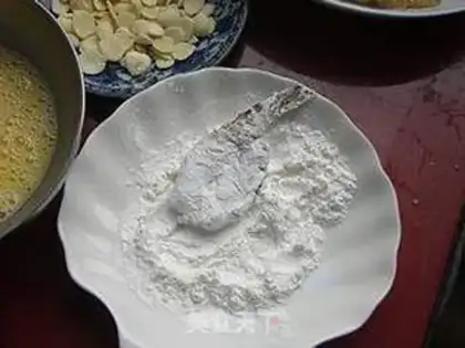 Make Almond shrimp step 3