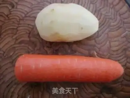 Make Carrot with potatoes step 0