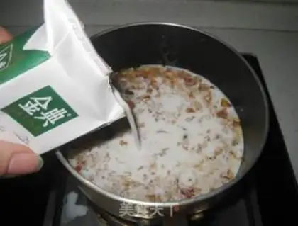 Make Milk peach gel eggs step 3
