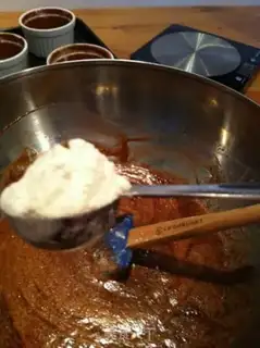 Make Lava chocolate cake step 8