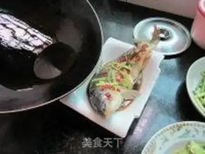 Make Carp in the steaming river step 6