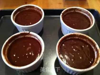 Make Lava chocolate cake step 12