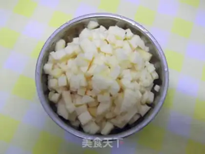 Make Caramel apple pie step 1