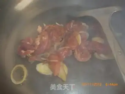 Make Garlic fried wood step 2