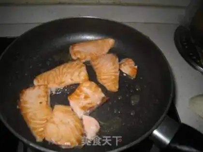Make Fried salmon step 3