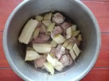 Make lamb cane soup step 3