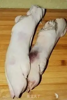Make Pig hoof freeze step 0