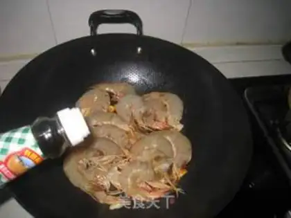 Make Shrimp with sauce step 4