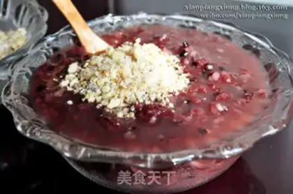 Make Sweet walnut porridge step 3