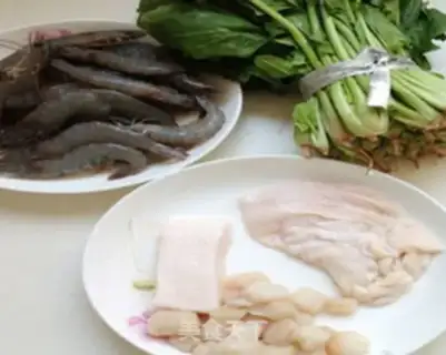 Make Shrimpball chicken-skin soup step 0