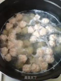 Make Shrimpball chicken-skin soup step 6