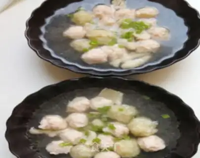 Make Shrimpball chicken-skin soup step 9