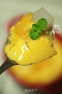 Make Orange omelet pudding step 4