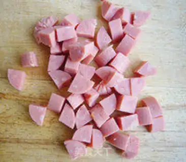 Make Olive ham and rice step 3