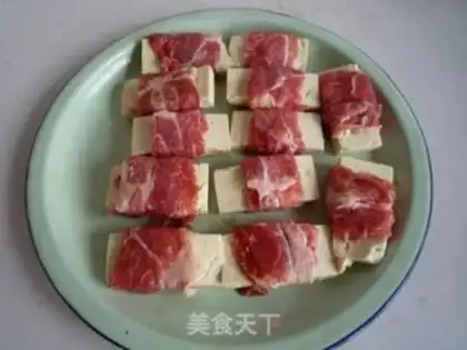 Make Plum fried tofu step 13