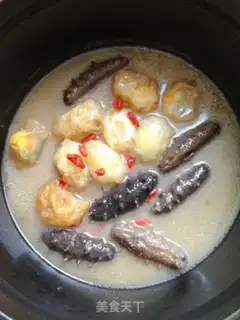 Make The sea cucumbers lead pigeon eggs step 8