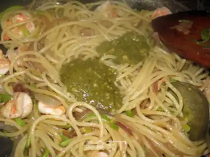 Make Shrimp pasta step 13