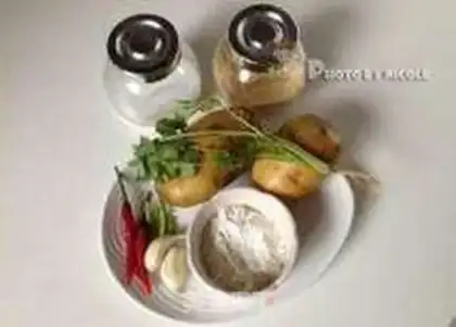 Make Onion and potatoes step 0