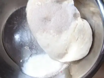 Make Hokkaido coconut bun step 1