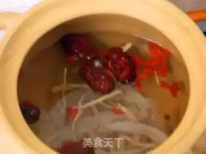 Make Chicken foot apricot mushroom step 4