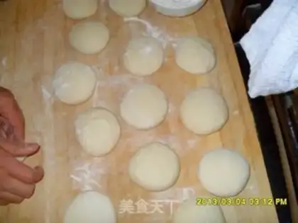 Make Bean buns step 3