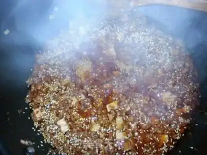 Make Puffed noodles step 7