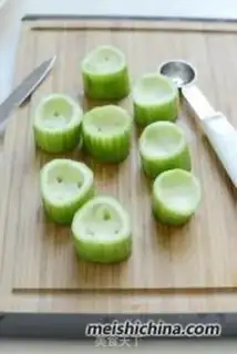 Make Garlic silk melon step 2