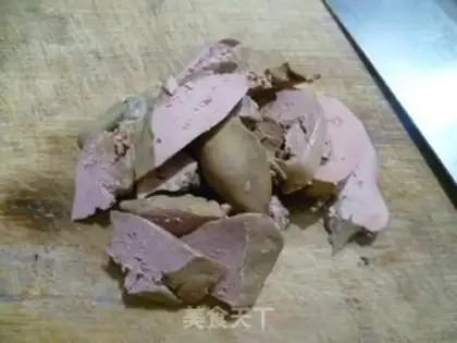 Make Spicy foie liver step 1