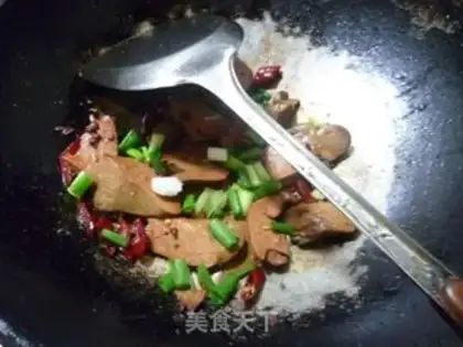 Make Spicy foie liver step 7