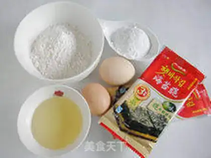 Make Seaweed egg rolls step 0