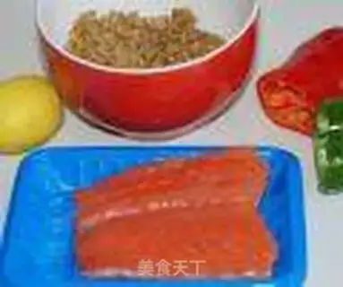 Make Salmon salmon oatmeal step 0
