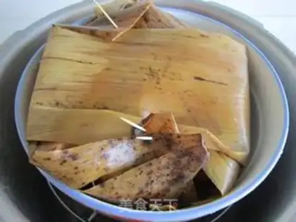 Make Porridge rice chicken step 8