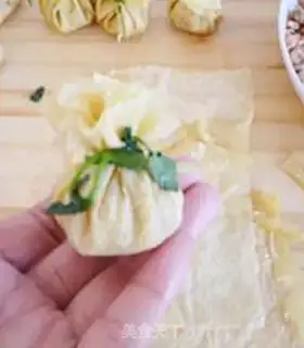 Make Skinny shrimp pomegranate bag step 11