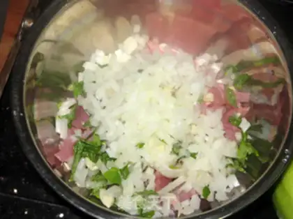 Make Tuna with onions step 4